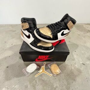 Nike Air Jordan 1 Retro High NRG ‘Patent Gold Toe’